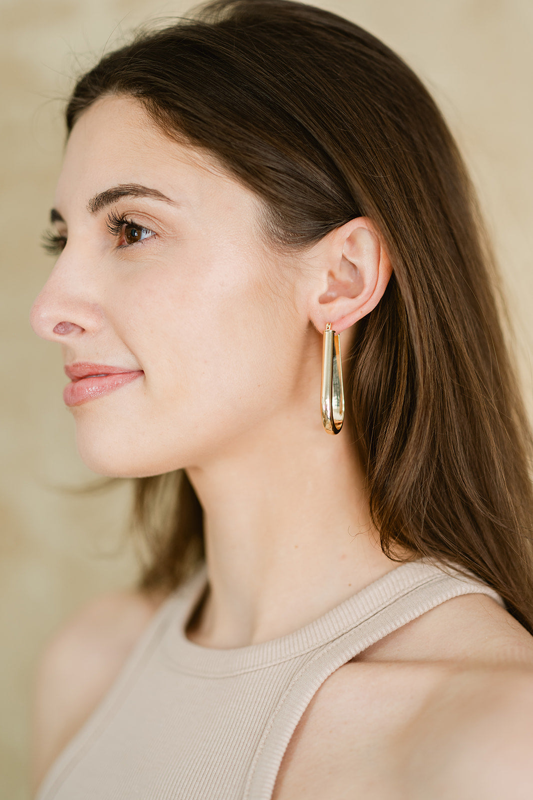 Tear Drop Clicker Earrings