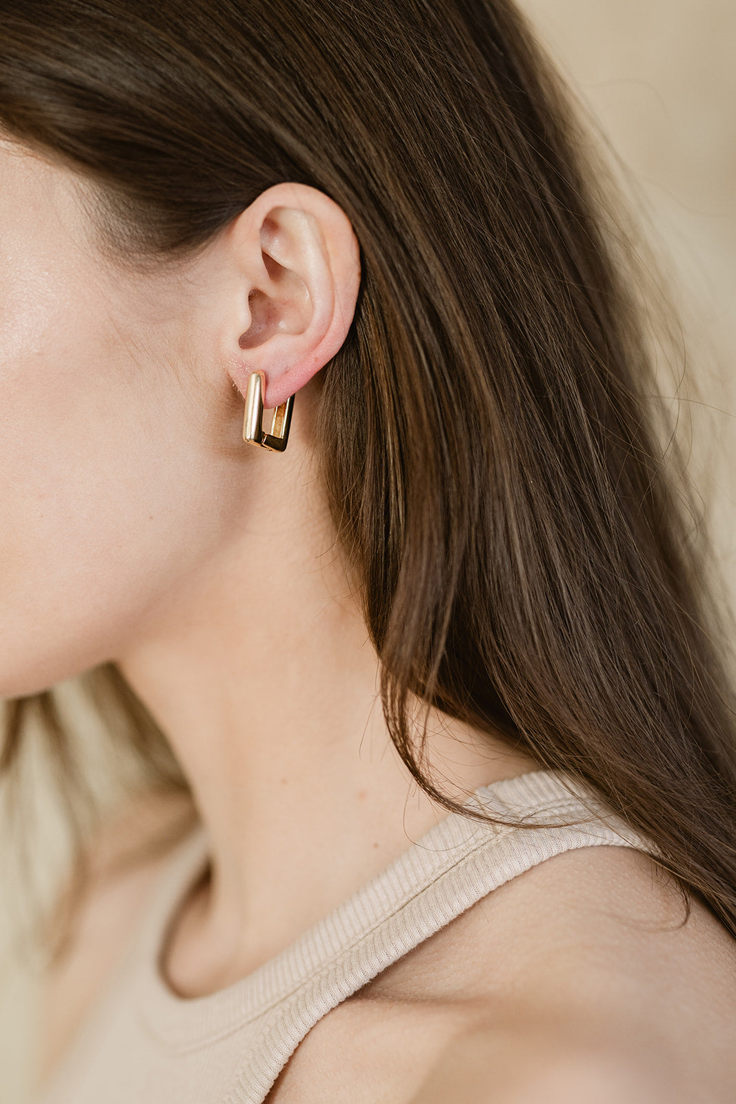 Chunky Square Earrings