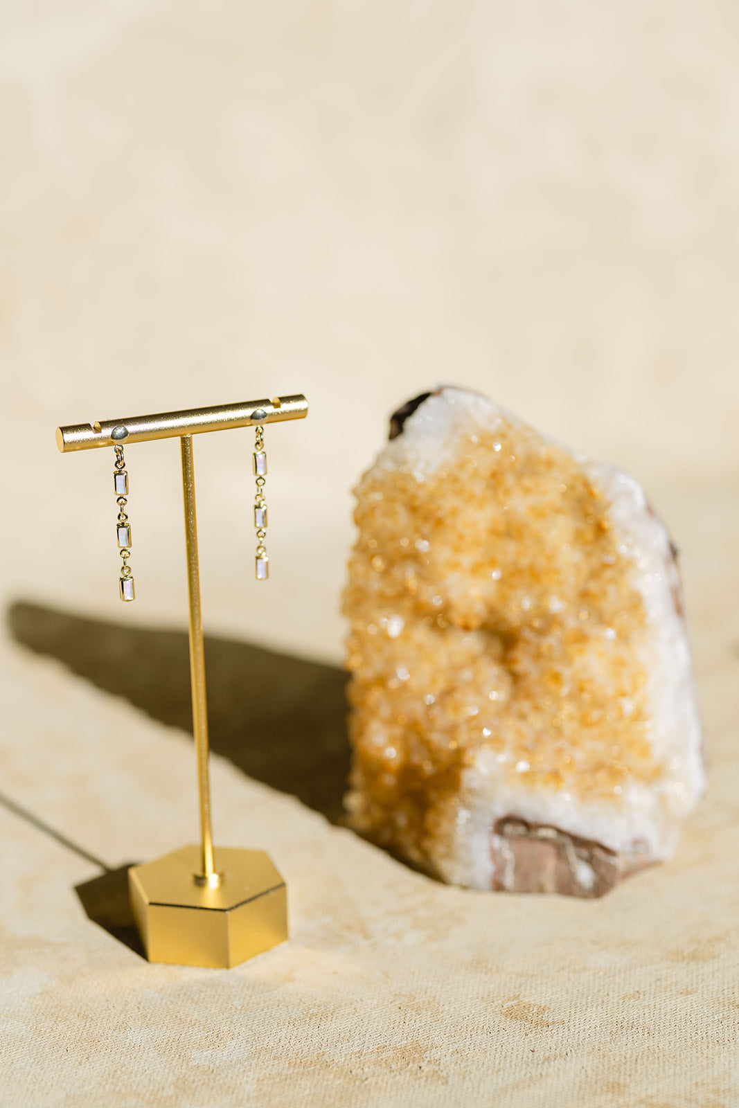 Opal Dangling Earrings