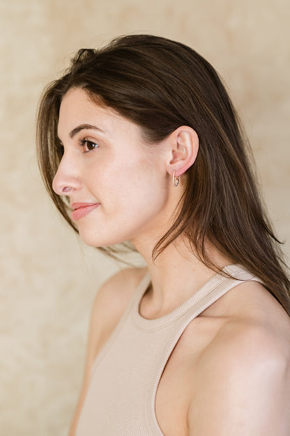 Beaded Clicker Earrings