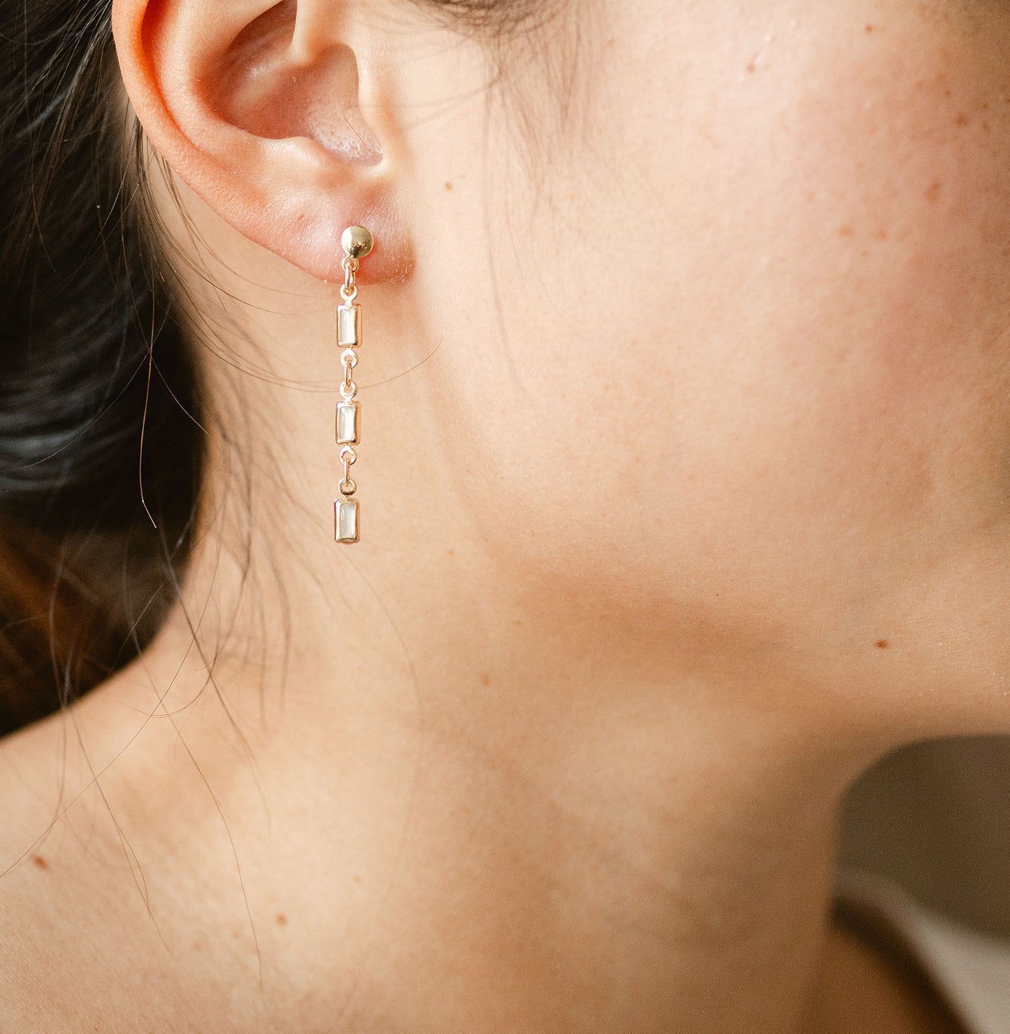 Opal Dangling Earrings